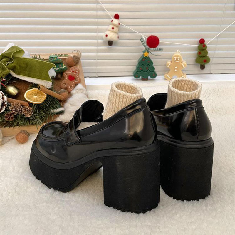 Mary Jane Heel Loafers