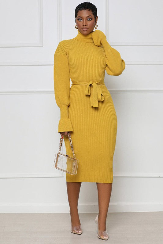 TOO HOT 4 U SWEATER DRESS