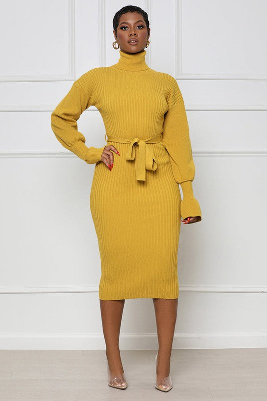 TOO HOT 4 U SWEATER DRESS