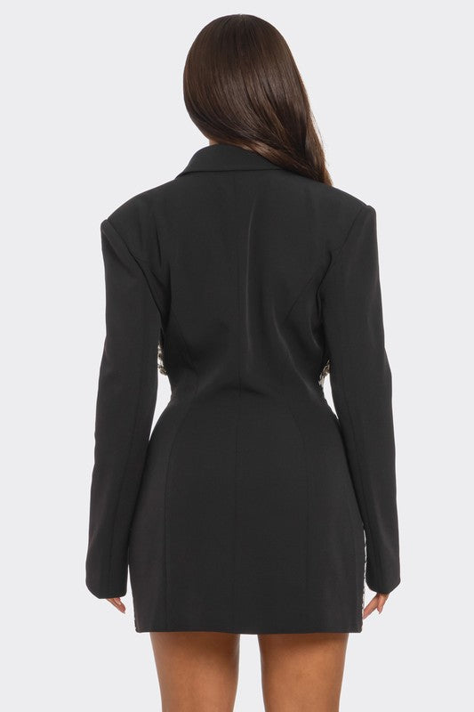 She Mean Business Blazer Dress