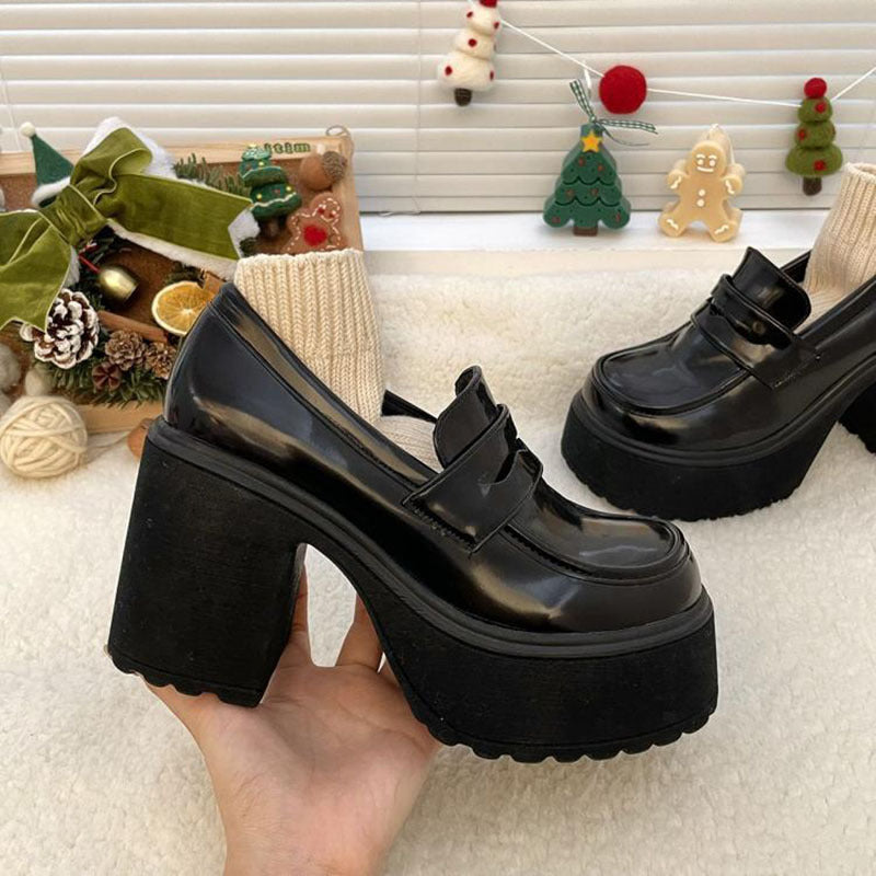 Mary Jane Heel Loafers