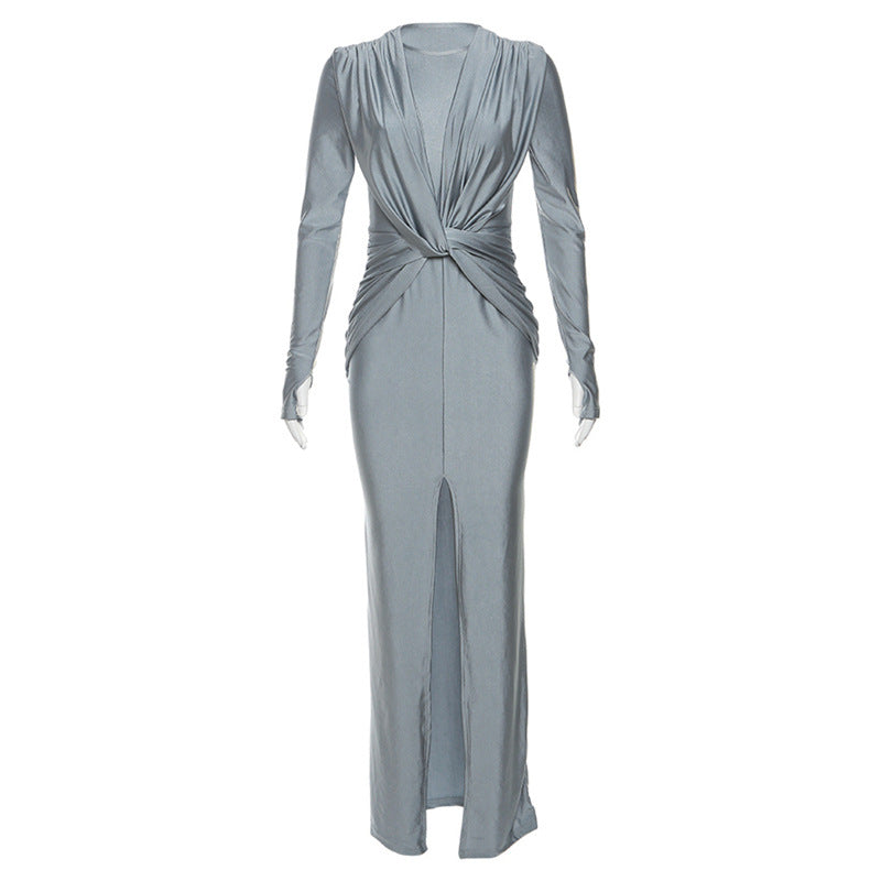 Don’t Cross Me Slit Dress