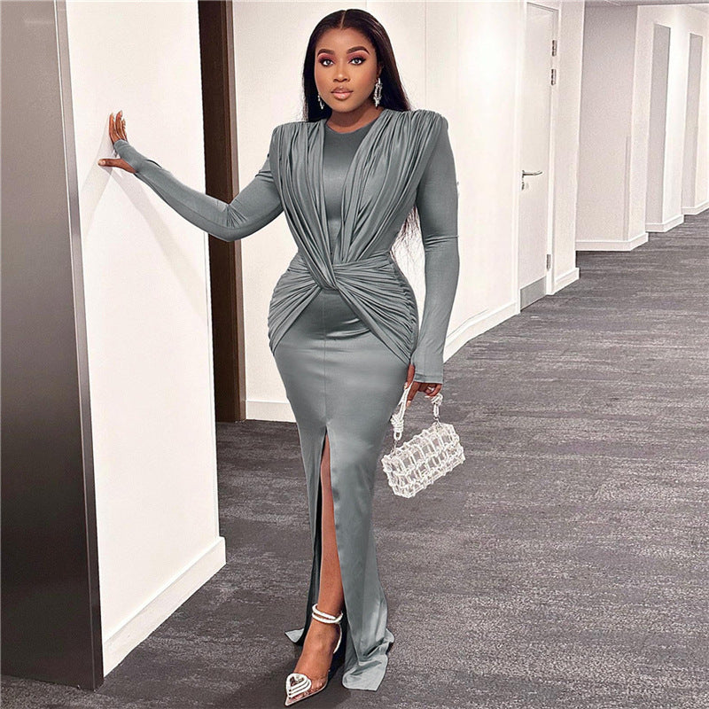 Don’t Cross Me Slit Dress
