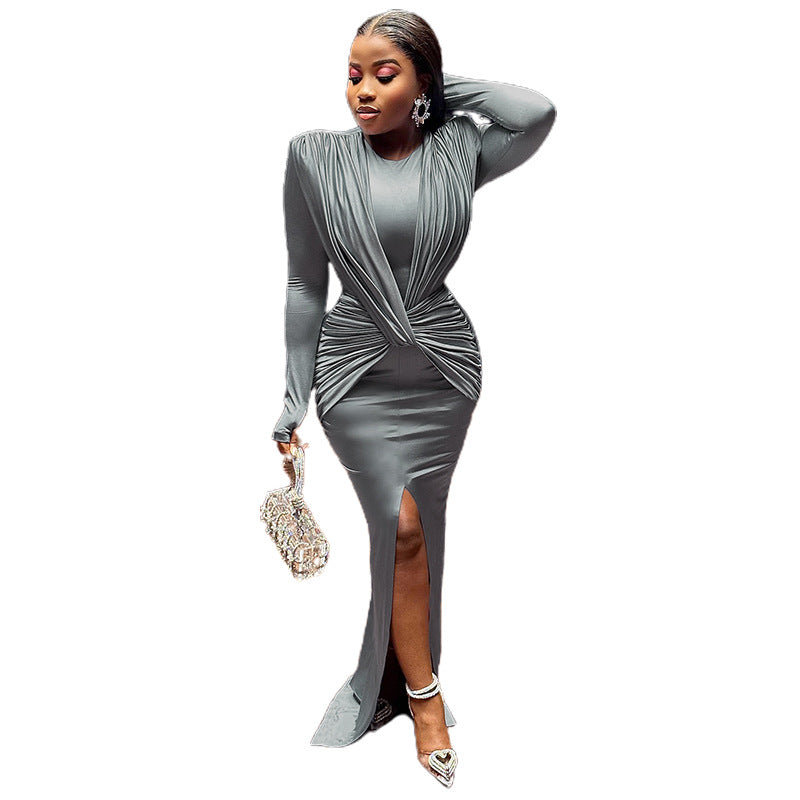 Don’t Cross Me Slit Dress