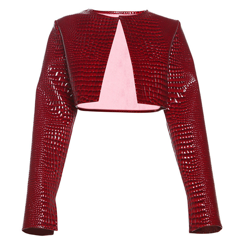 Croc’D Out Crop Coat