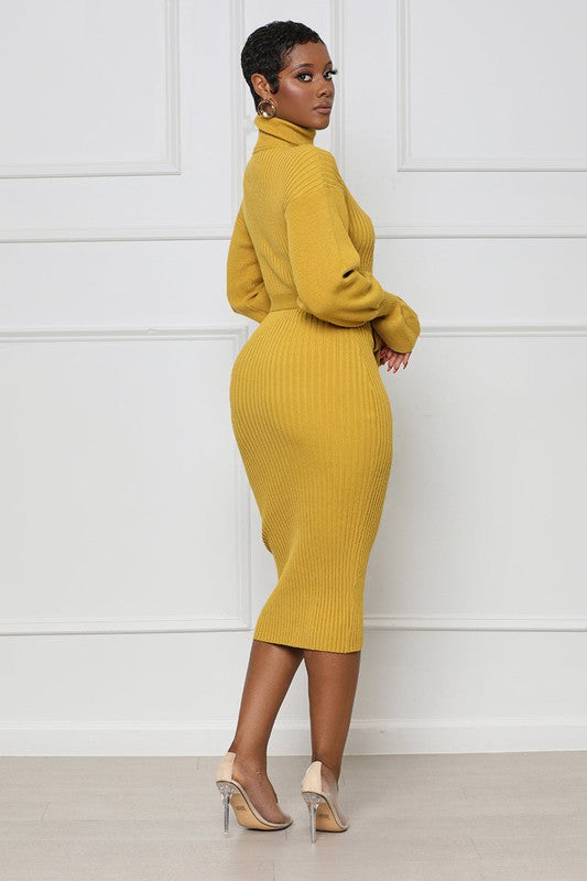 TOO HOT 4 U SWEATER DRESS