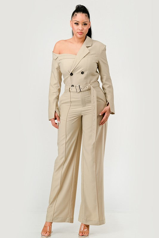 I’m Poised Trench Jumpsuit