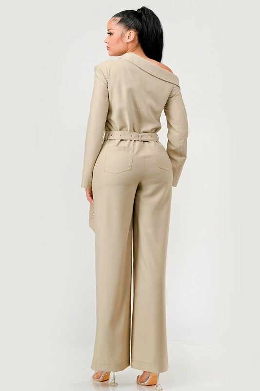 I’m Poised Trench Jumpsuit