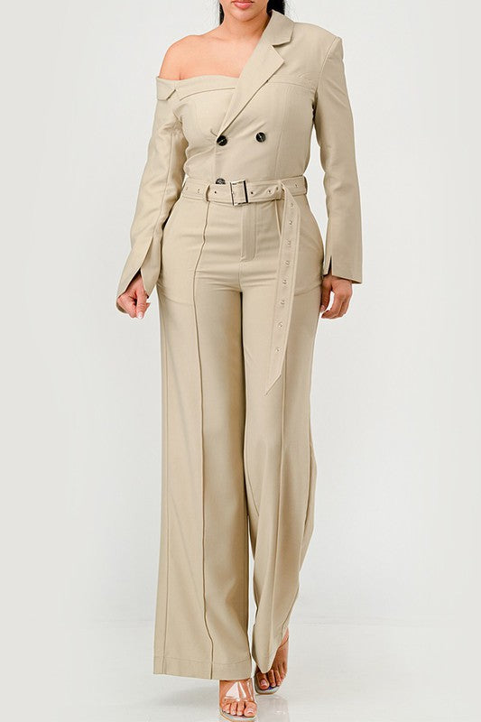 I’m Poised Trench Jumpsuit