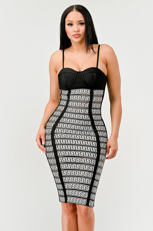 Find My Way Bodycon Dress