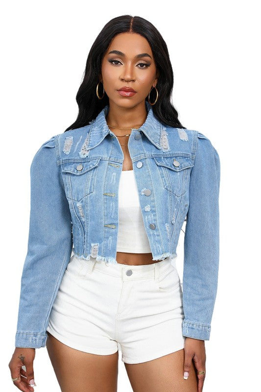 TOO SHORT DENIM JACKET