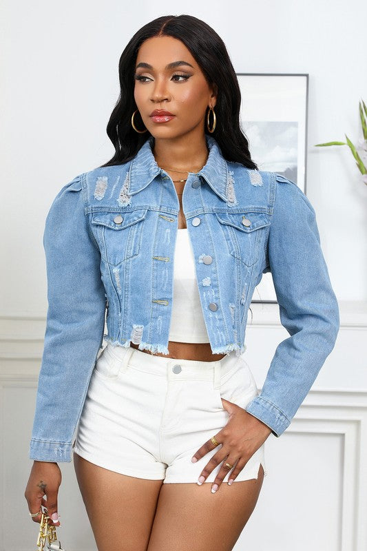 TOO SHORT DENIM JACKET