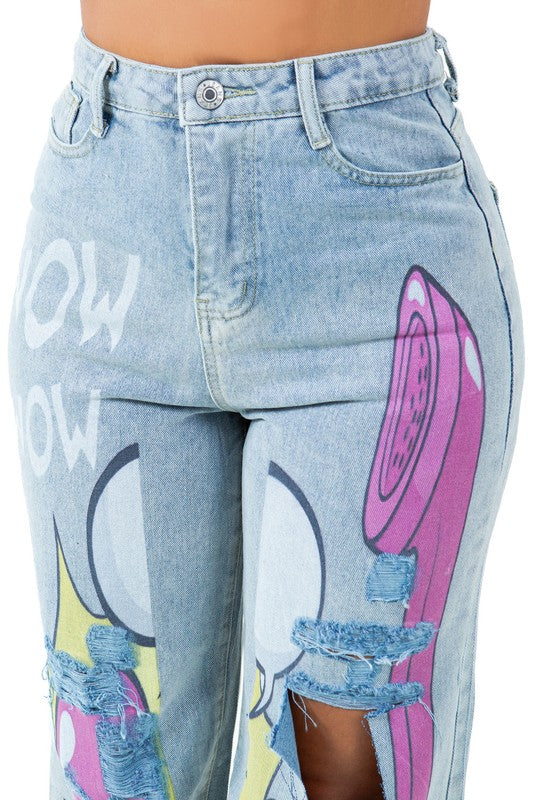 Tooned Out Denim Jeans