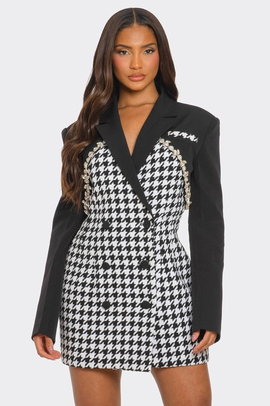 She Mean Business Blazer Dress