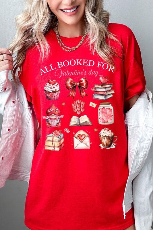 All Booked for Valentines Tee