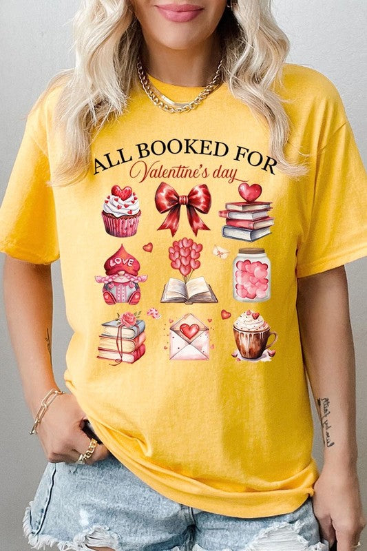 All Booked for Valentines Tee