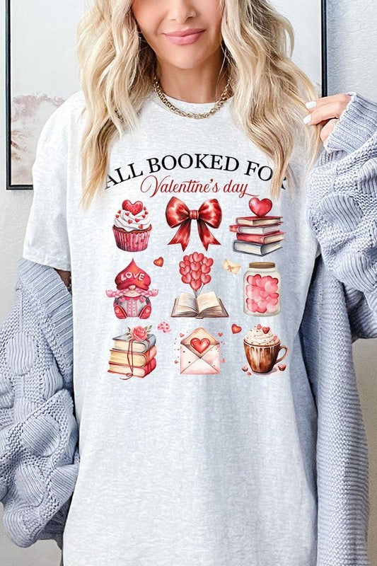 All Booked for Valentines Tee