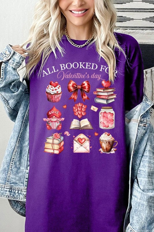 All Booked for Valentines Tee