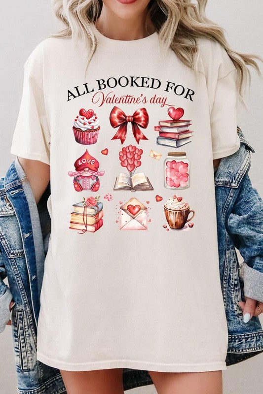 All Booked for Valentines Tee