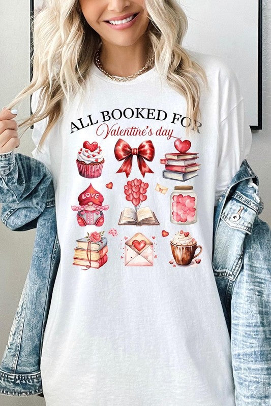 All Booked for Valentines Tee