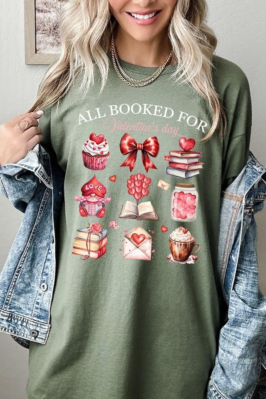 All Booked for Valentines Tee