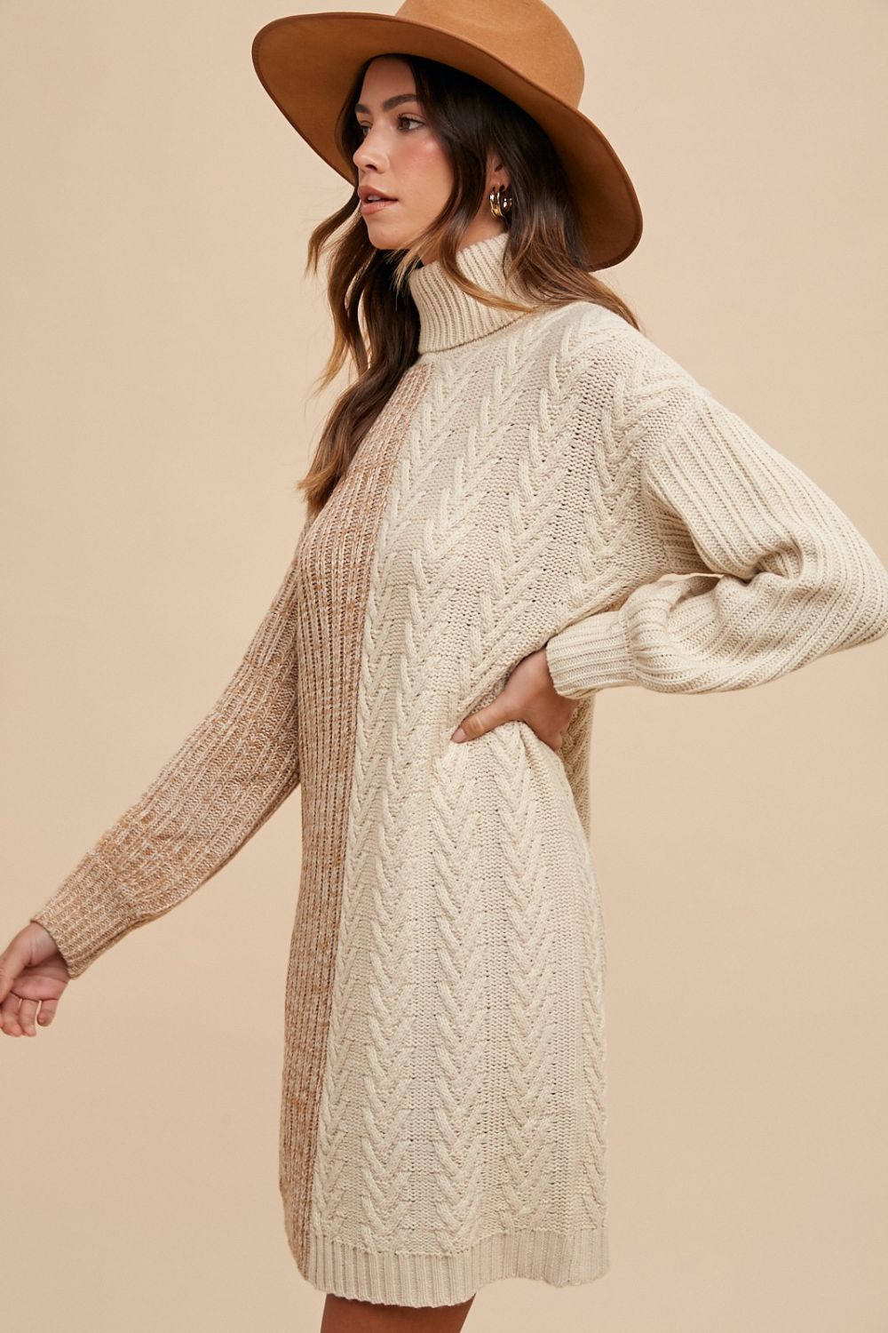 Down with the Swirl Sweater Dress