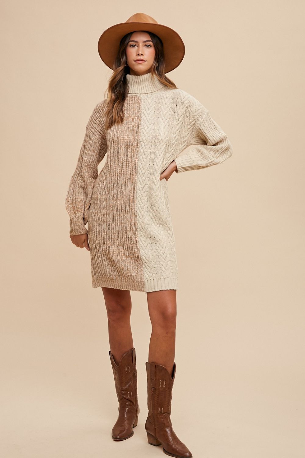 Down with the Swirl Sweater Dress