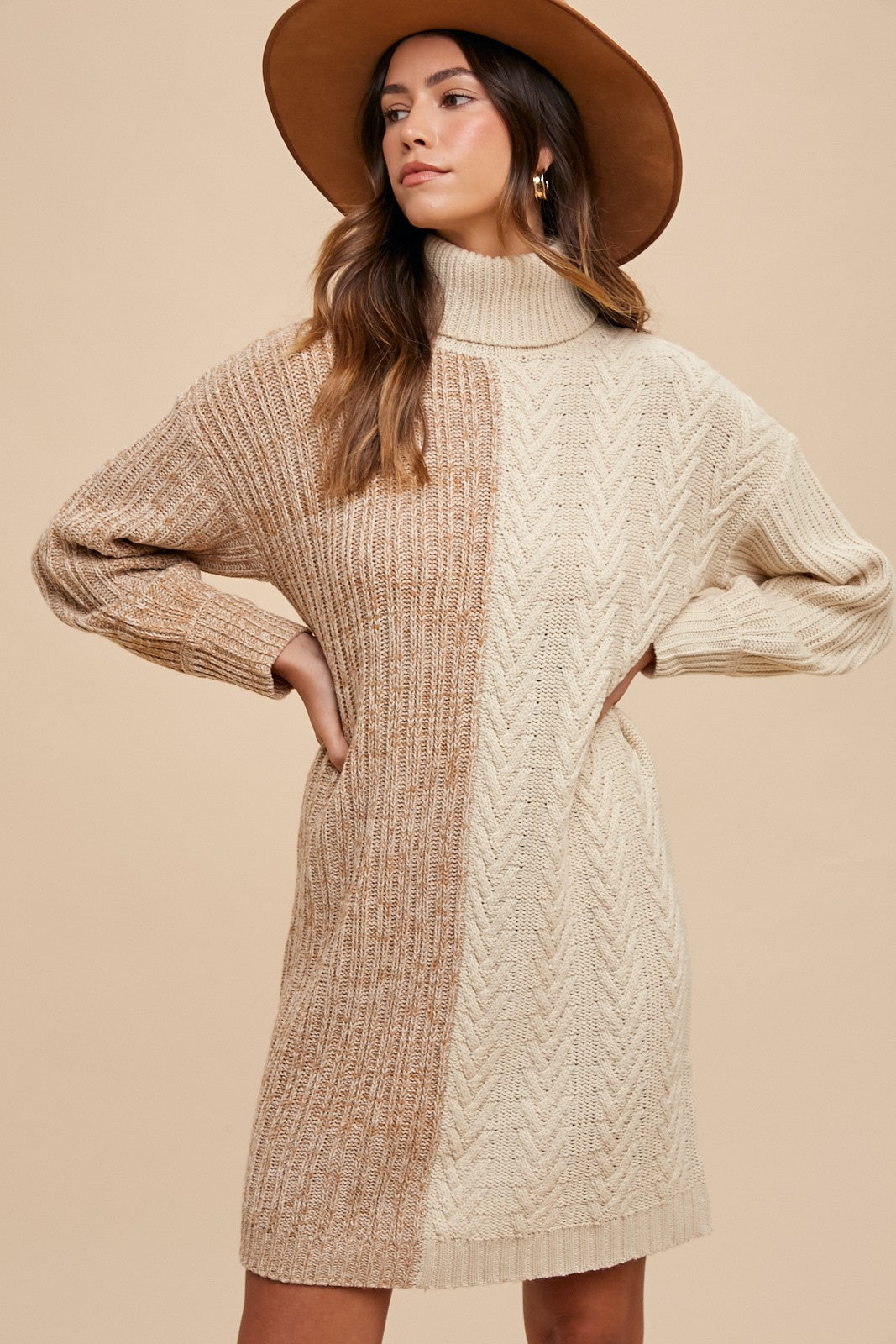 Down with the Swirl Sweater Dress