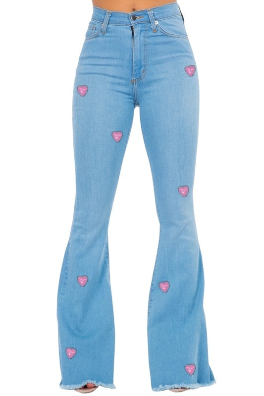 Love Is in the Air Bell Bottom Jeans