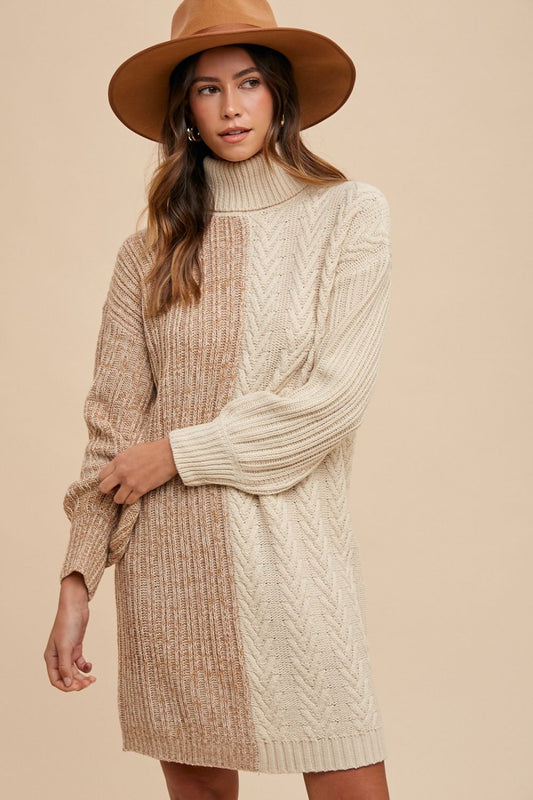 Down with the Swirl Sweater Dress