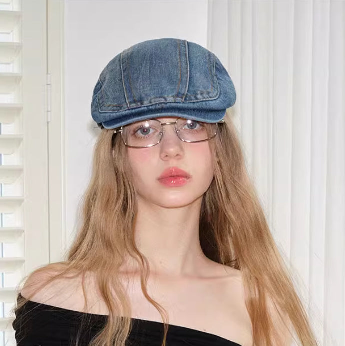Denim Ivy Cap
