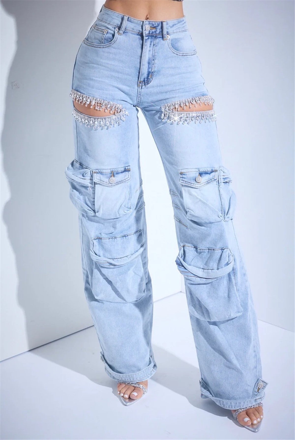 Just a Peek Diamond Jeans