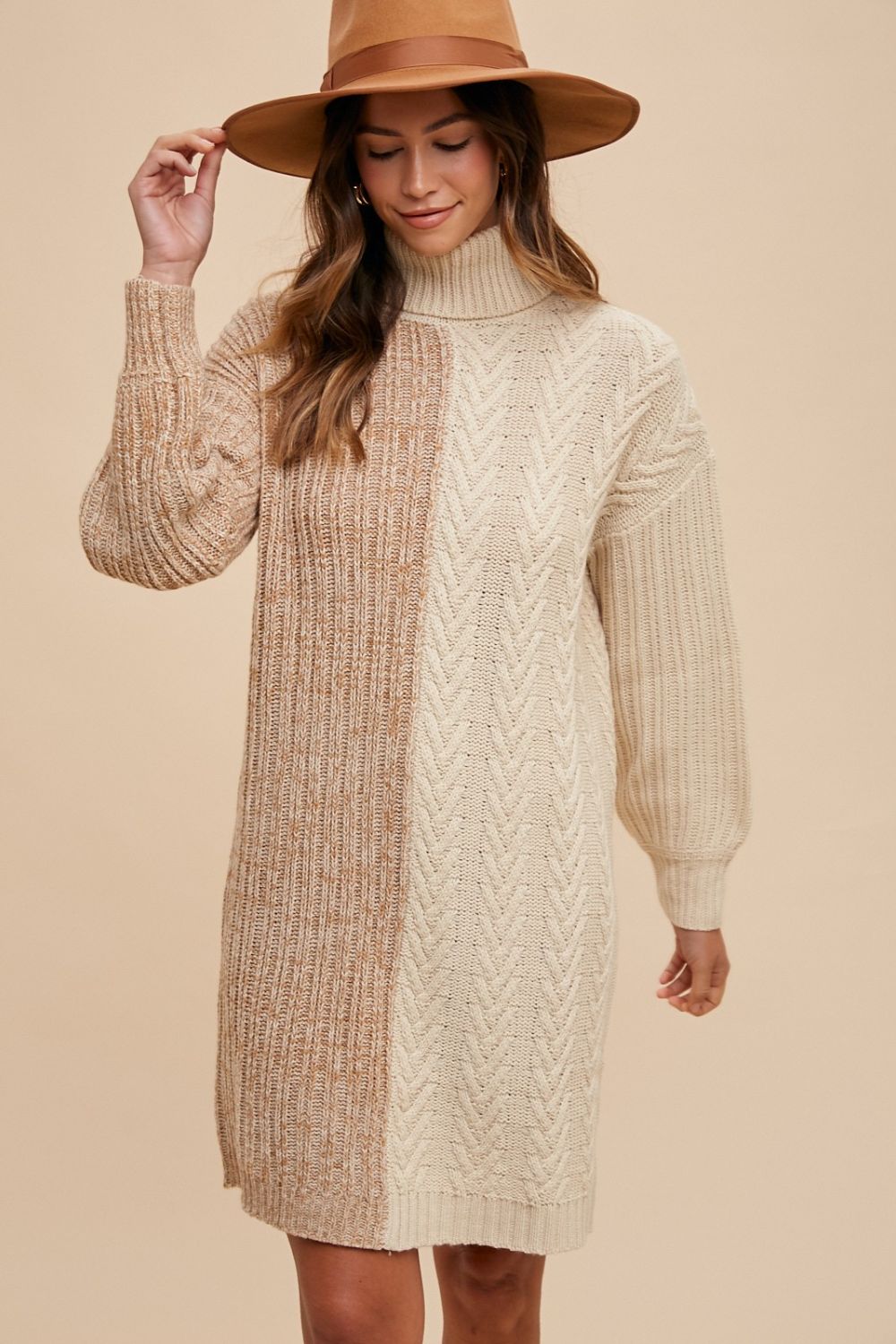 Down with the Swirl Sweater Dress